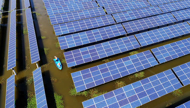 光伏发电,产能,华龙一号,风电,特高压,太阳能电池板,用电需求,清洁能源,核电站,植被