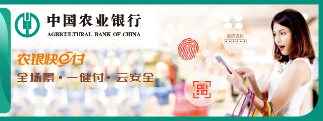 农银快e付——指尖支付 极致体验 | 推广