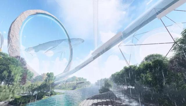 新世相和百度地图在吐鲁番造了一座“一直下雨的城市”