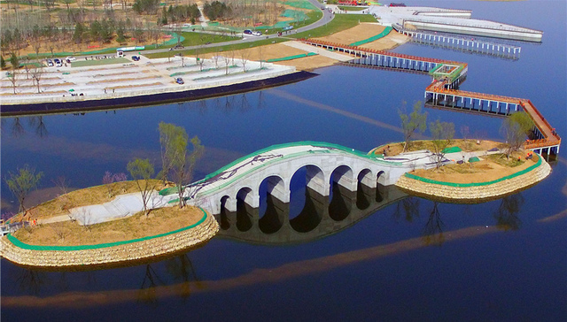 西安,昆明池,人工湖