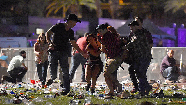 拉斯维加斯,美国,枪击