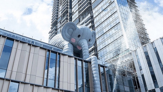 大象,SK,Lam,AllRightReserved,大黄,装置艺术,设计师,技术原因,造作,喷水