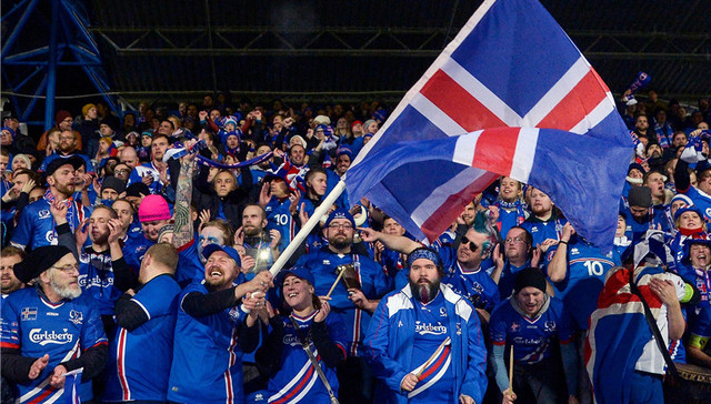 五年前世界排名还不如中国男足 但人口仅33万的冰岛进军世界杯了