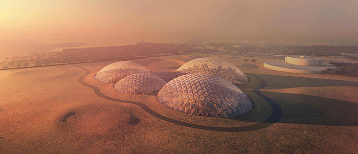 迪拜,城市,火星