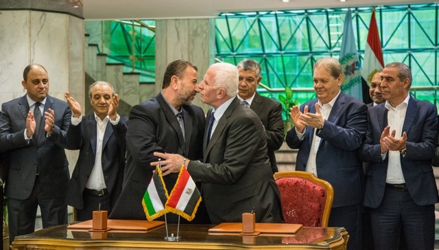 巴勒斯坦结束长期内部分裂 法塔赫与哈马斯签署和解协议