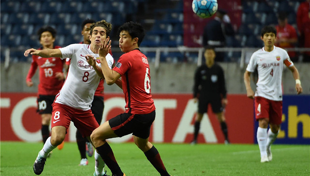 亚冠半决赛：客场0比1负浦和 上港遗憾无缘决赛