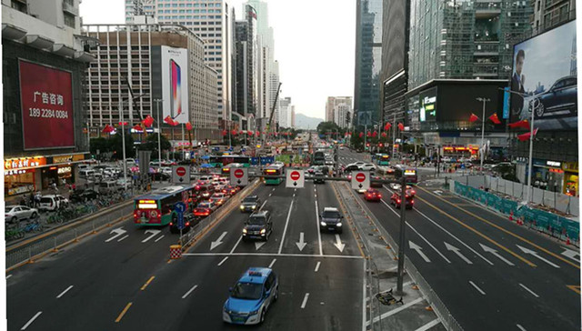 深圳启用全国首个“移位左转”路口 通行能力增29%误入率低于千分之一
