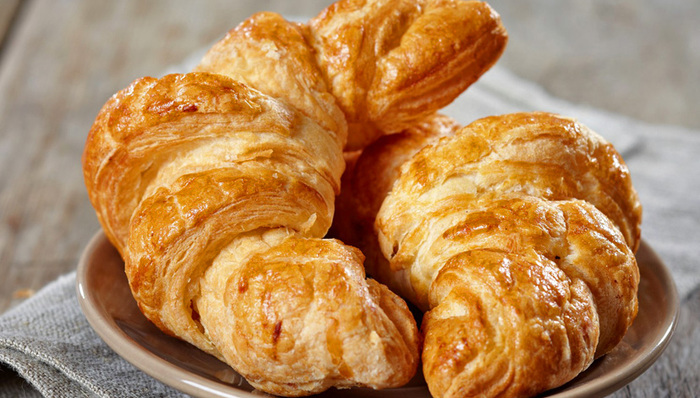 法式可颂,面包师,黄油,烘焙