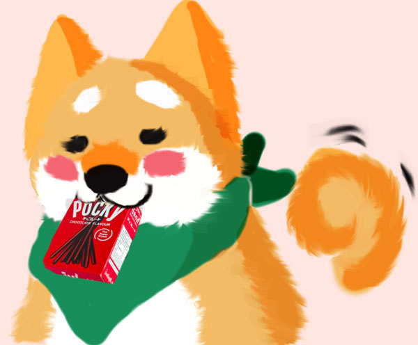 我竟然吃了一天Pocky……