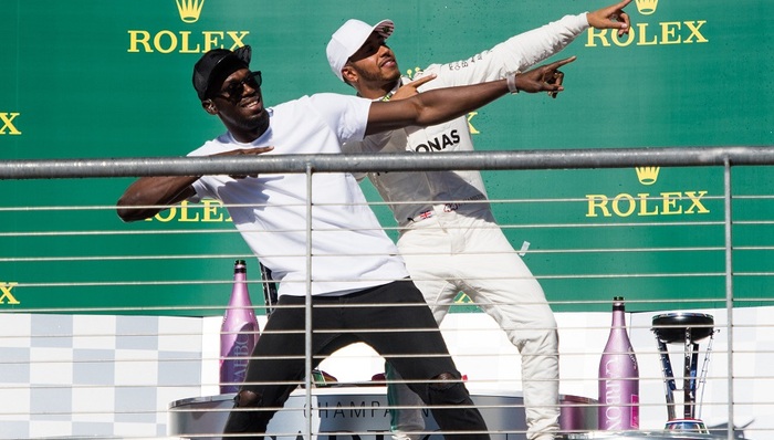 【体育明星日常】博尔特观战F1美国站任务繁重 孙杨综艺献唱《龙的传人》