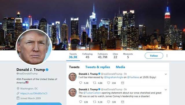 总统不在的“美丽11分钟”：特朗普推特关停 网友炸开了锅