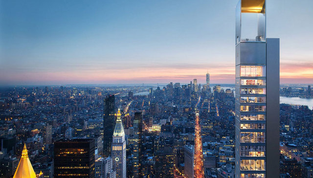 在曼哈顿生活不仅要高还要瘦 就连建筑也不例外