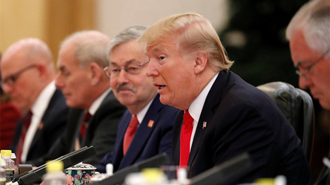 特朗普：我相信中美能够一起找到解决朝鲜问题的办法