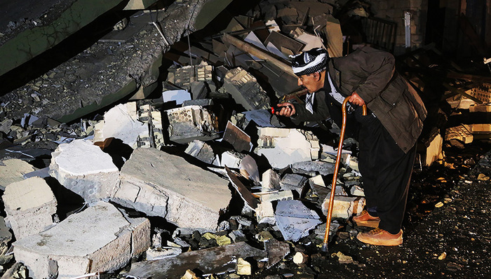 伊朗,伊拉克首都,有震感,受伤,震源深度,伊朗7.8级地震已造成200人遇难,海外网,电力短缺,地质