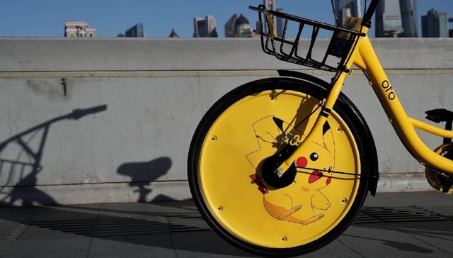 小黄人后ofo和皮卡丘联名 它大概想集齐所有黄色卡通IP吧