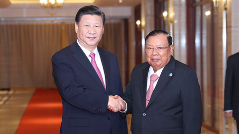 习近平再次会见老挝人民革命党中央委员会总书记、国家主席本扬