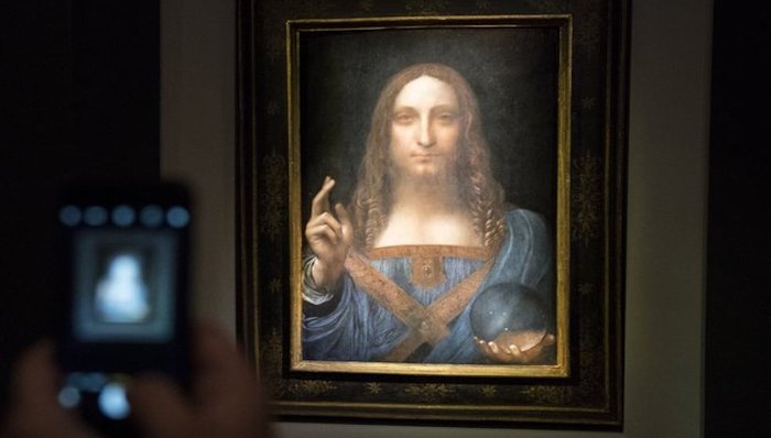 达芬奇的“男版蒙娜丽莎”创下拍卖界新纪录 真假难辨却也卖了4.5亿美元