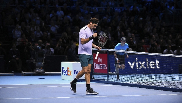 费德勒13场不败晋级总决赛四强 索克成十年来首进半决赛美国人