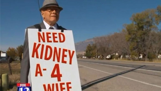 我的太太需要一个肾