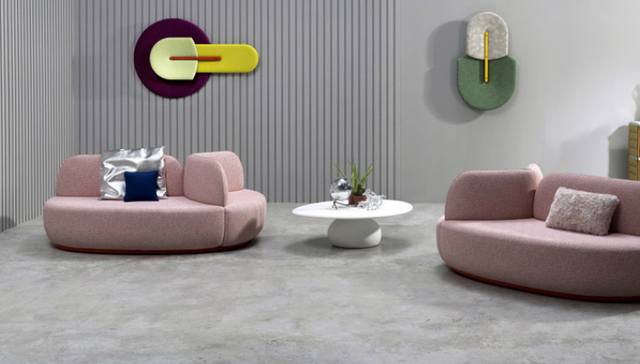 【是日美好事物】瑞典note design studio团队设计了一组“隔断”沙发