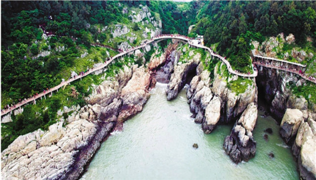 鹿西岛,沙滩,涉海工程,羊栖菜,仙叠岩,海洋牧场,生态廊道,生态保护,海湾,发展