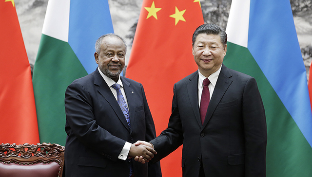 习近平,视频,访华,吉布提共和国,欢迎仪式,国事访问,军乐团,中共中央政治局委员,中央办公厅,分列式