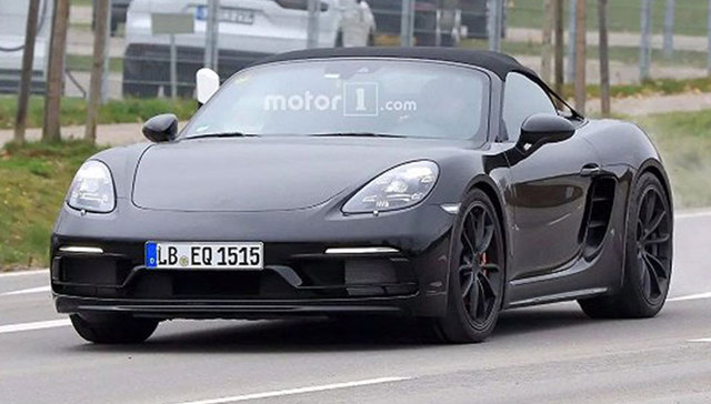 外媒已曝出升级版Boxster Spyder