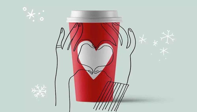 星巴克圣诞纸杯又推出了新款 为什么你仍然对它热情不减？