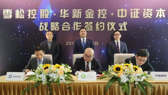 雪松控股与华新金控、中证资本签署战略合作协议