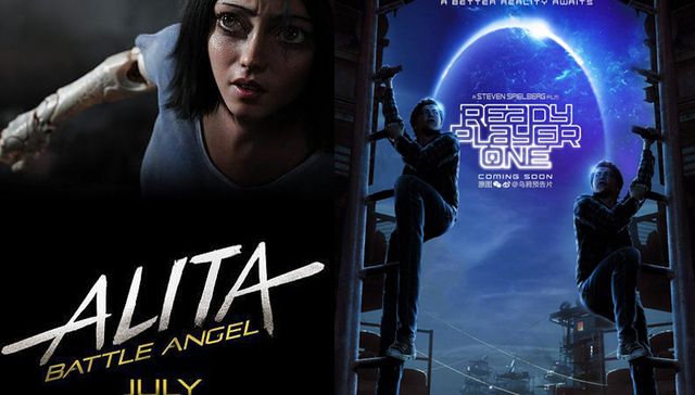 影讯 | 卡梅隆新片《阿丽塔：战斗天使》明年7月北美上映 斯皮尔伯格《头号玩家》改编自恩斯特·克莱恩科幻小说