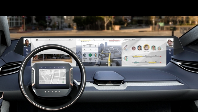 BYTON拜腾公布首款样车局部图 将于明年1月CES全球首秀