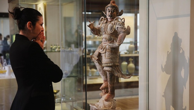大英博物馆“中国与南亚馆”装修后正式开放 两万余件文物来自中国