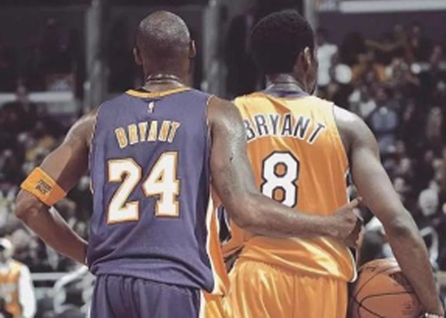 8号和24号战袍高挂 属于科比的青春无法重来