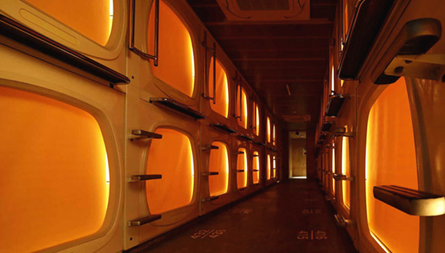 满足都市人的碎片时间养生需求 日本人设计了一个桑拿胶囊酒店