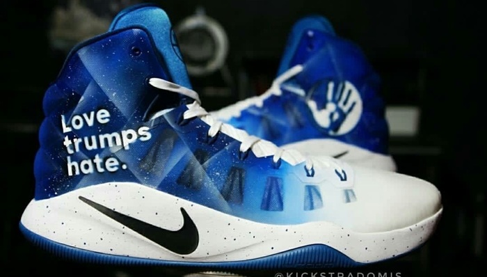 拿不到顶级球鞋合同也无妨 NBA球星们和设计师玩起了绘制战靴