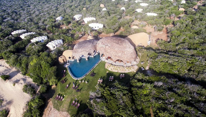 住在斯里兰卡野生动物园隔壁的帐篷里，可能半夜会被叫去追野象