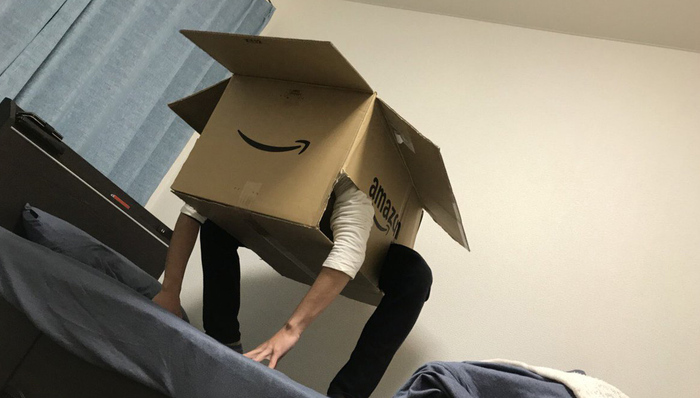 原来亚马逊纸箱还可以这么玩