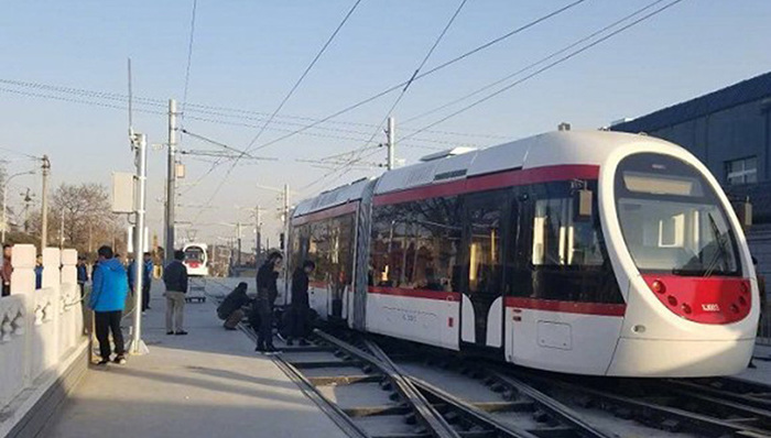 有轨电车、北京、突发故障