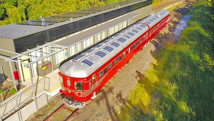 太阳能火车,新南威尔士州,拜伦湾,清洁能源