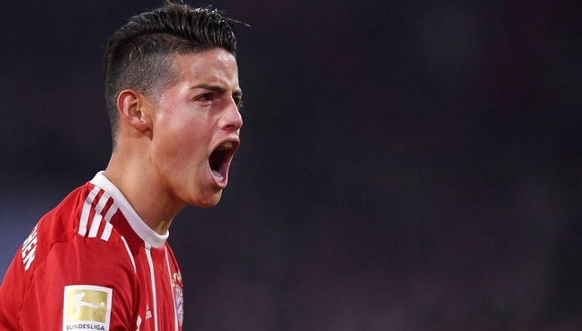 哈梅斯罗德里格斯,拜仁慕尼黑,德甲,皇马