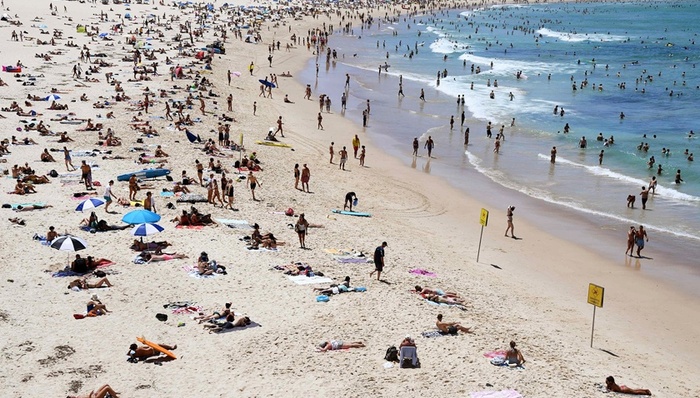 悉尼,酷暑,海边,高温,历史性