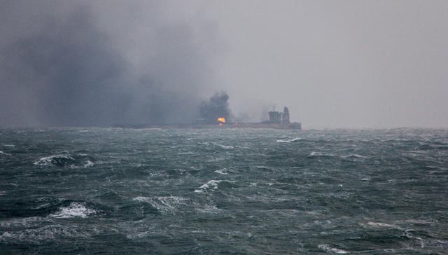 交通部、辟谣、东海撞船、重质原油