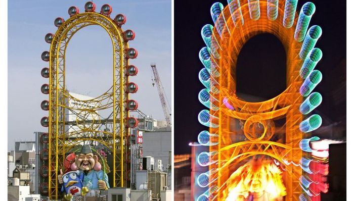 大阪道顿掘停了近十年的“招财进宝”摩天轮又要重新启动了