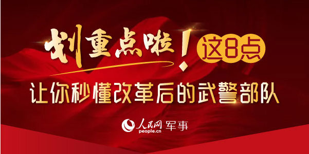 武警部队,改革,八点