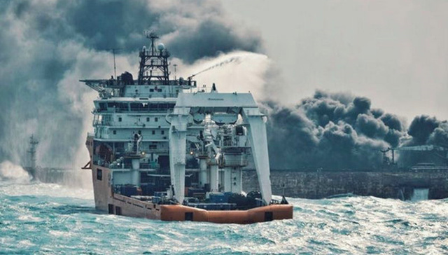 桑吉,爆炸,救援人员,船只,人命救助,现场搜救,防污染,船舶灭火,,,风险