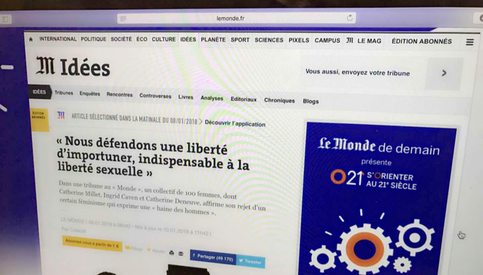 法国,,性别,,性骚扰,,女性