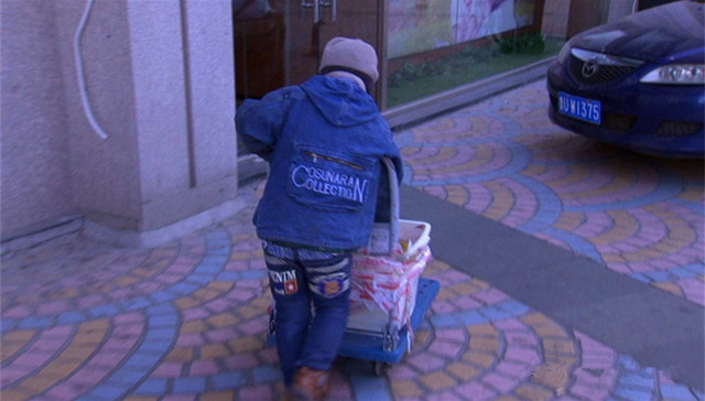 6岁男孩,快递小哥,李长江