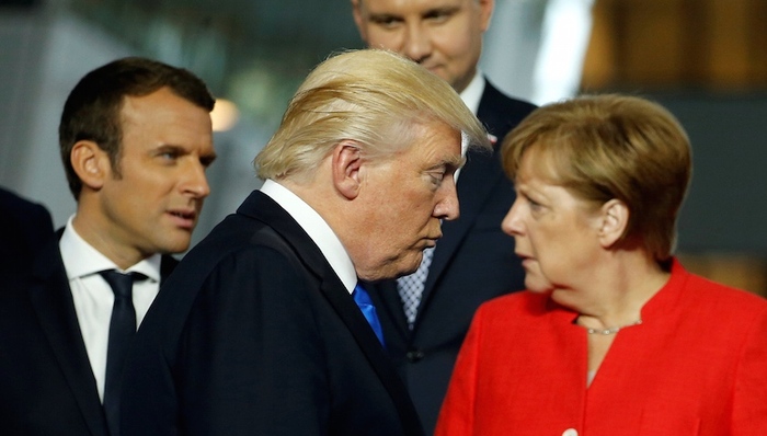 特朗普,默克尔