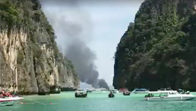 泰国,皮皮岛,火灾,伤亡