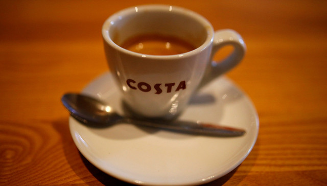 costa,麦当劳，星巴克